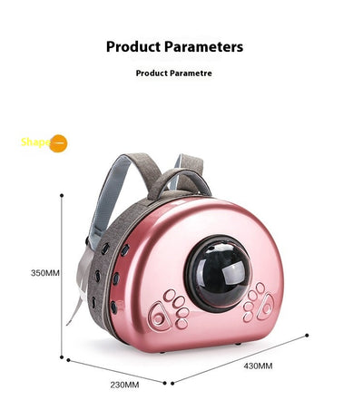Mochila Transportadora Transparente para Mascotas con Cápsula Espacial - Image 16