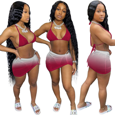 Bikini Halter Degradado Sexy para Verano - Image 10