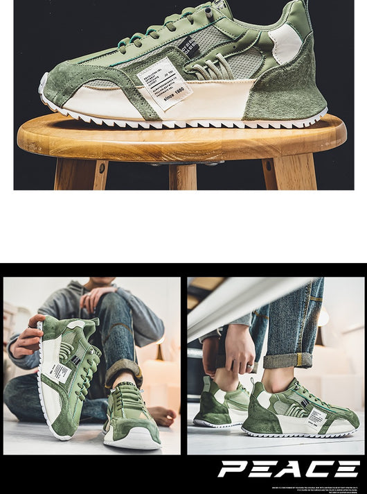 Tenis Casuales de Moda Primavera para Hombre con Suela Gruesa Antideslizante y Aumento de Altura - Image 14