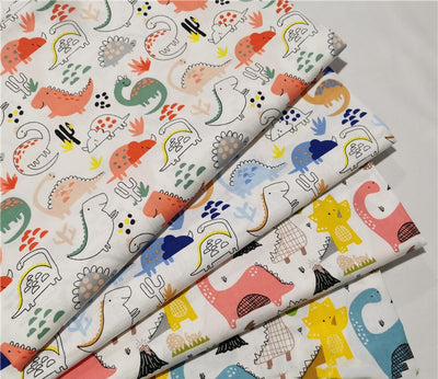 Tela de Algodón Puro para Sábanas con Estampado de Dinosaurios - Image 12