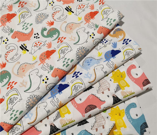 Tela de Algodón Puro para Sábanas con Estampado de Dinosaurios - Image 12
