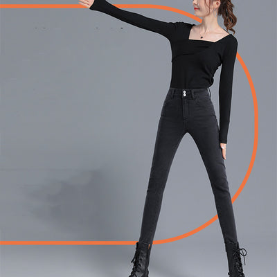 Jeans Ajustados Cintura Alta para Primavera y Otoño - Image 5