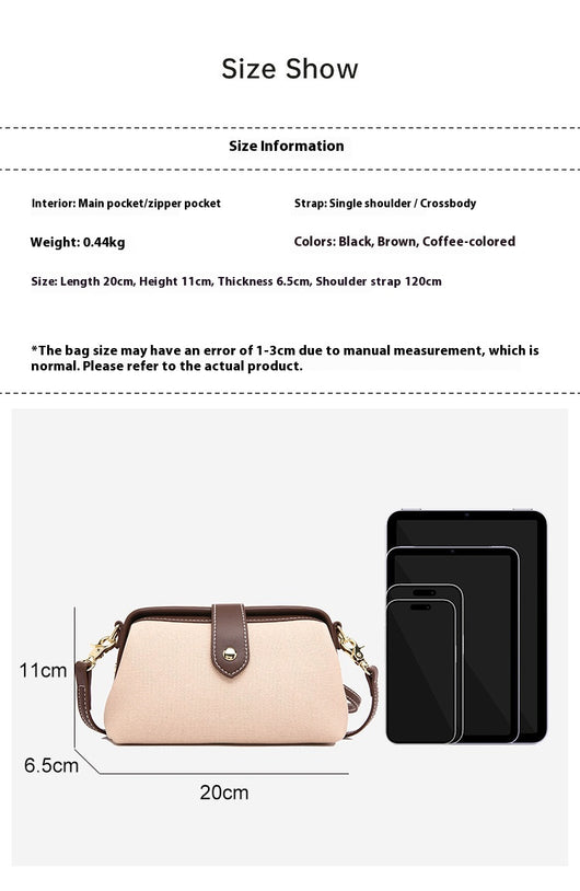 Bolso Bandolera Casual de Textura Premium para Mujer - Image 18