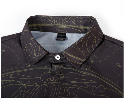 Playera Hombre Manga Corta Estampado 3D Rayas Creativas - Image 5