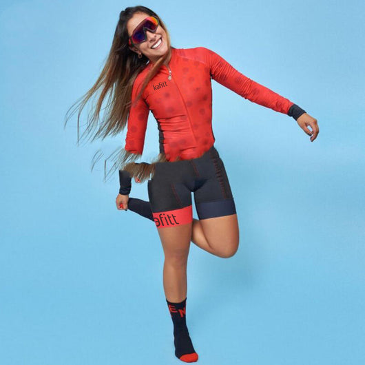 Traje de Ciclismo Profesional de Manga Larga - Image 11