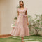 Vestido Slip de Encaje Liso