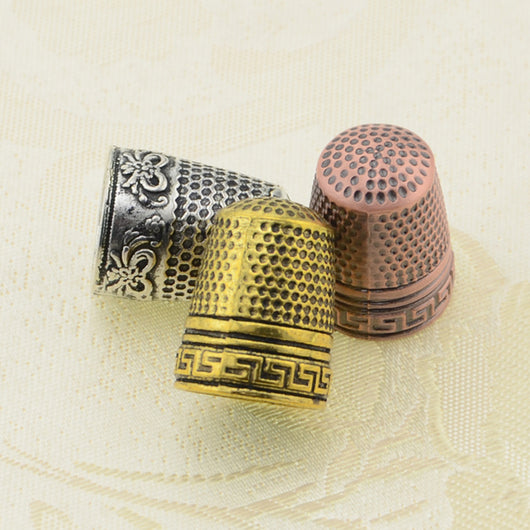 Dedal de Cobre Puro Tricolor para Costura y Accesorios de Bordado - Image 5