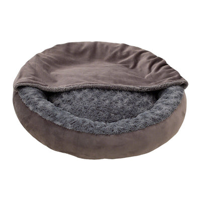 Cama Redonda Premium para Mascotas - Colchoneta Térmica Cuatro Estaciones Tamaño Grande - Image 5