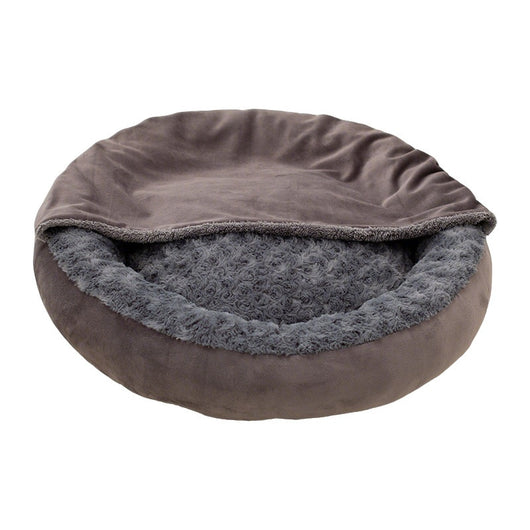 Cama Redonda Premium para Mascotas - Colchoneta Térmica Cuatro Estaciones Tamaño Grande - Image 5