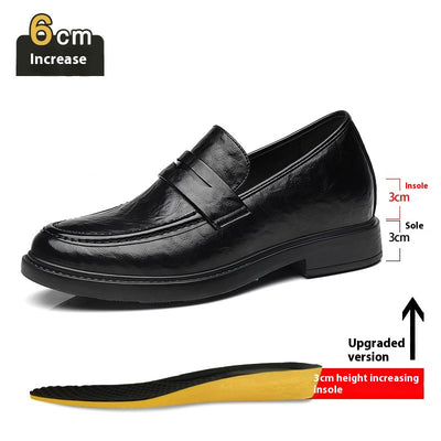 Zapatos de Cuero Slip-On Elevados para Negocios Casuales - Image 7