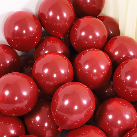 Pack 50 Globos Látex Rojo Perlado Doble Capa - Decoración Elegante para Bodas y Celebraciones - Image 8