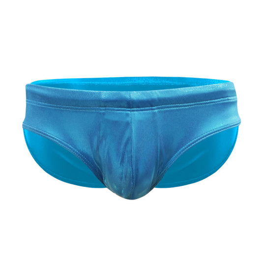 Bóxer de Baño Ajustado con Lentejuelas y Cuero Sintético - Image 2