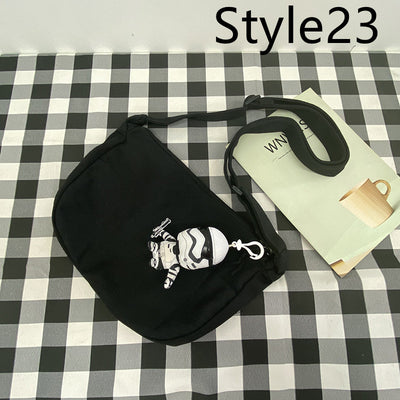 Bolsa Mensajero de Lona para Hombre - Bolso de Hombro Ligero y Versátil - Image 24