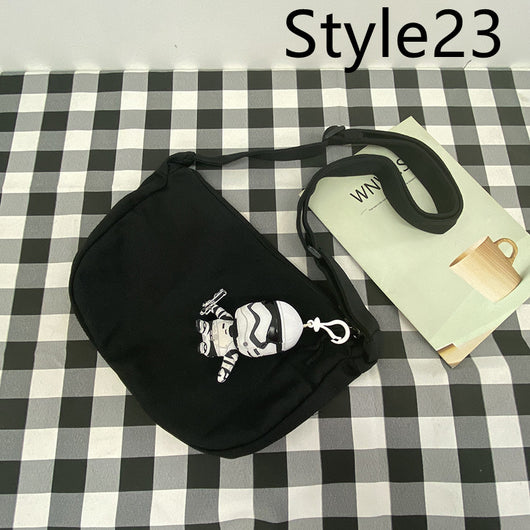 Bolsa Mensajero de Lona para Hombre - Bolso de Hombro Ligero y Versátil - Image 24