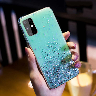 Funda Samsung con Degradado de Estrellas Rosa - Image 5