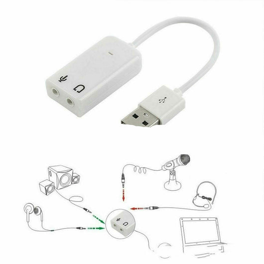 Tarjeta de Sonido USB con Cable Integrado - Image 9