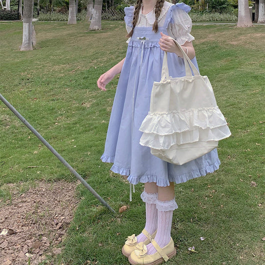 Vestido Suspender sin Mangas Little Flying - Image 9