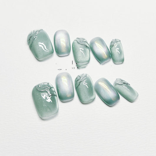 Uñas Postizas de Diseño Premium para Verano - Image 4