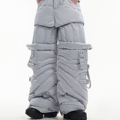 Pantalones Casuales de Invierno para Hombre con Piernas Acolchadas y Reforzadas