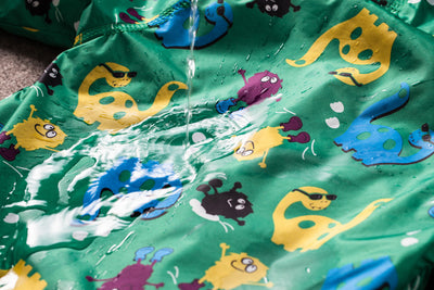 Chaqueta Impermeable para Niño con Capucha - Diseño Dinosaurio Resistente al Viento - Image 6