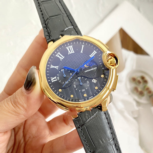 Reloj de Negocios Casual con Calendario y Tres Agujas - Image 3