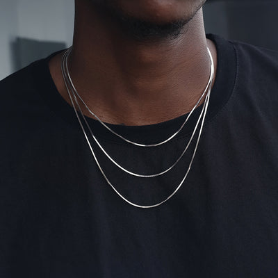 Collar de Plata Pura Plateado en Platino - Image 6