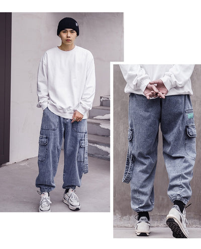 Pantalones Jeans Holgados Zanahoria para Hombre - Estilo Casual - Image 7