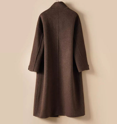 Abrigo de Lana Doble Faz con Cuello Alto Premium - Image 5