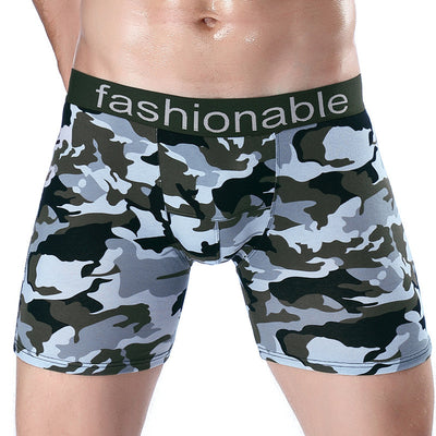 Boxers Largos de Algodón con Estampado Camuflaje para Hombre - Image 7