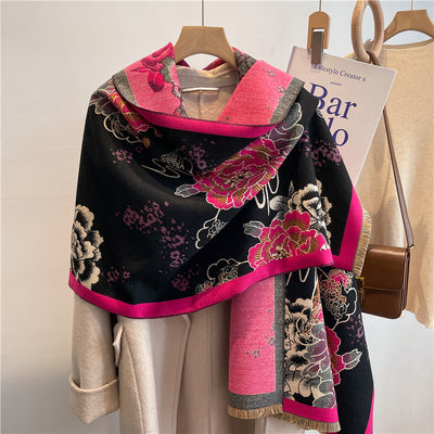 Bufanda de Cachemira con Borlas para Mujer - Calidez y Elegancia - Image 11