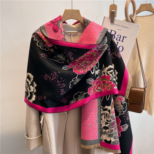 Bufanda de Cachemira con Borlas para Mujer - Calidez y Elegancia - Image 11