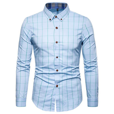 Camisa Estampado Floral Slim Fit Manga Larga para Hombre - Image 11