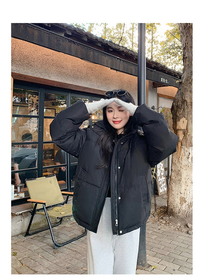 Chaqueta Acolchada de Algodón Suelta Estilo Coreano - Image 13