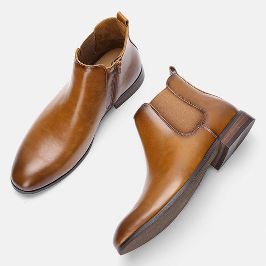 Botas Chelsea Talla Grande para Hombre - Diseño Clásico en Madera Natural - Image 17