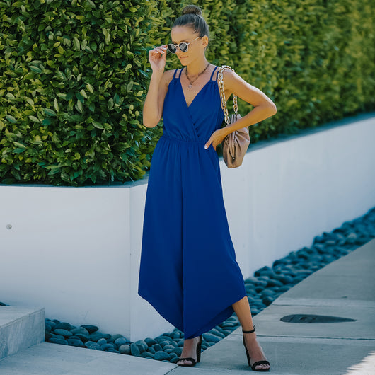 Jumpsuit Deportivo de Color Liso Estilo Europeo y Americano - Image 16