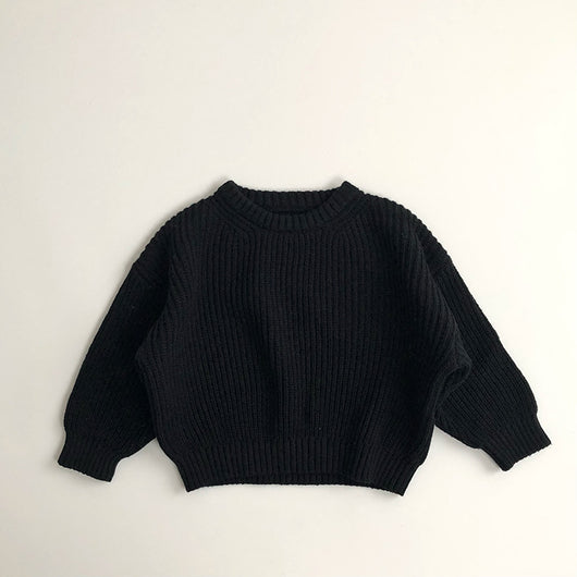 Suéter Infantil Cuello Redondo Color Liso - Image 6