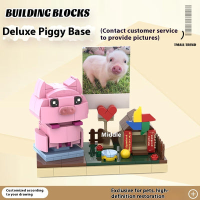 Bloques de Construcción Mascota Personalizada - Figura de Perro y Gato - Image 28