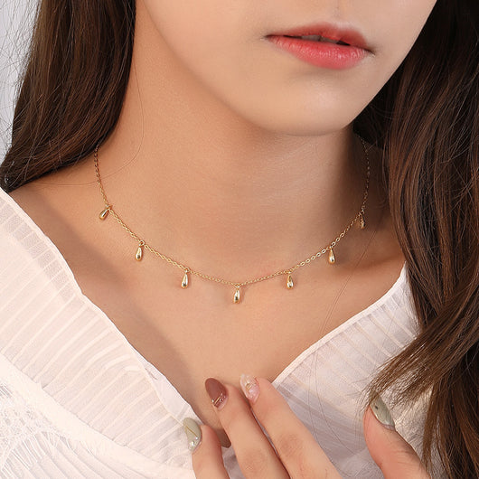 Collar Minimalista de Gota Elegante - Image 9
