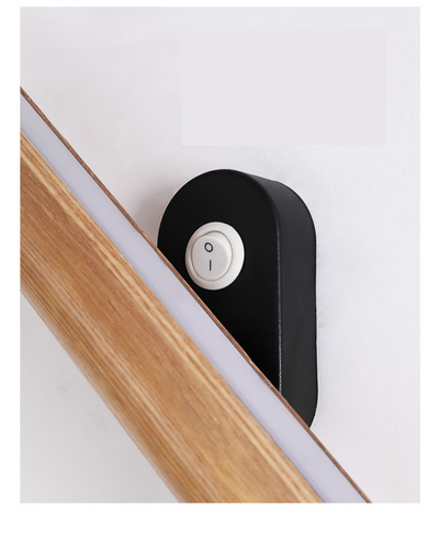 Lámpara de Mesita Nórdica LED Giratoria de Madera Maciza para Dormitorio y Sala de Estar - Image 9