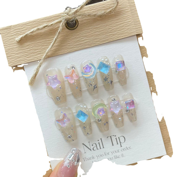 Pulsera Transparente con Mariposas y Cristales de Sueño Primaveral