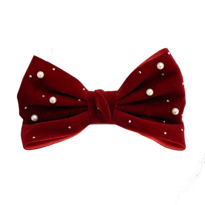 Pasador de Cabello Infantil con Moño de Perlas 3D - Colección Primavera Verano - Image 5