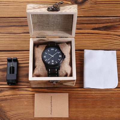 Reloj de Cuarzo para Hombre con Sándalo Negro - Image 29