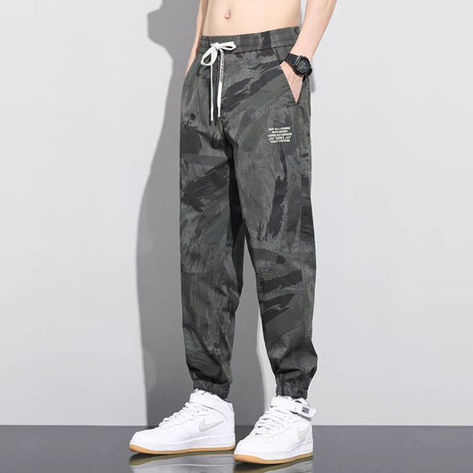 Pantalones Harem Camuflaje Versátiles para Trabajo y Casual - Image 6