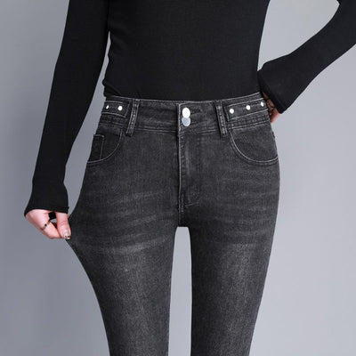 Pantalones Ajustados Azul Claro - Diseño Versátil para Primavera - Image 11