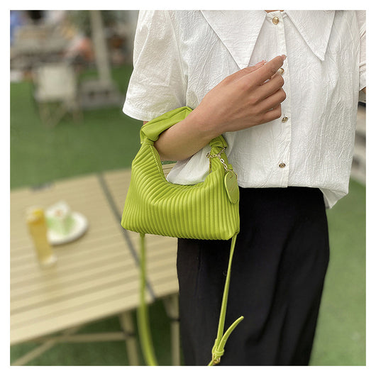 Bolsa Crossbody de Cuero PU con Pliegues Cloud - Elegante y Versátil - Image 16