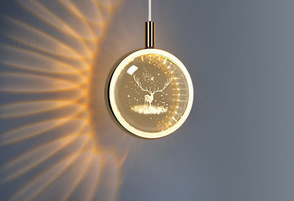 Lámpara Colgante Nórdica Medusa de Cristal para Dormitorio - Image 6