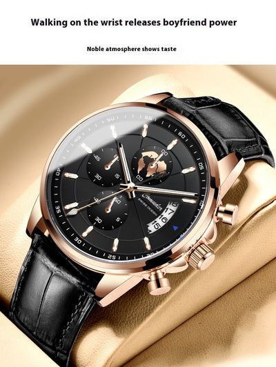 Reloj Automático para Hombre Resistente al Agua con Calendario y Esfera Luminosa - Image 13