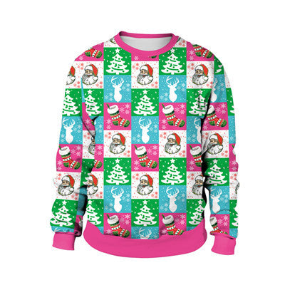 Suéter Navideño Divertido con Diseño de Santa y Elfo - Image 13