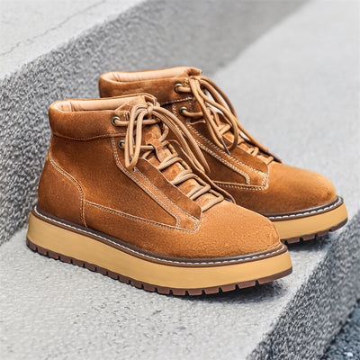 Botas Plataforma de Cuero Genuino Estilo Retro Británico - Image 6