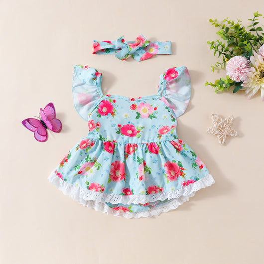 Mameluco Floral para Bebé - Conjunto Elegante para Niña - Image 3